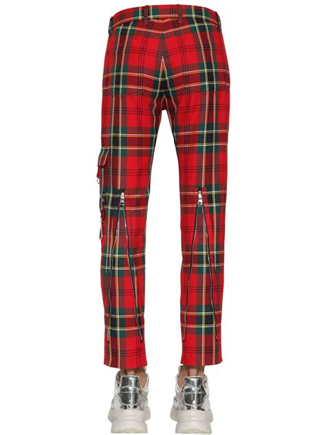 alexander mcqueen tartan trousers.